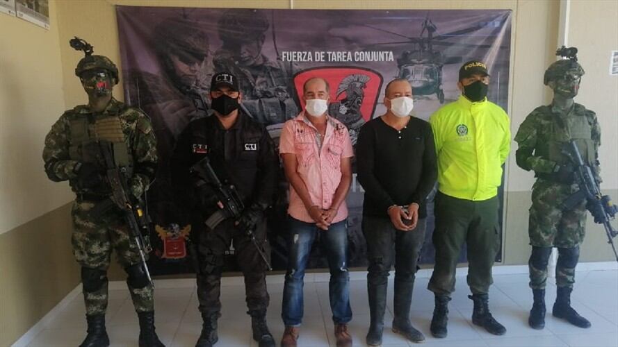 Secuestradores en Lebrija . Foto: Fiscalía.