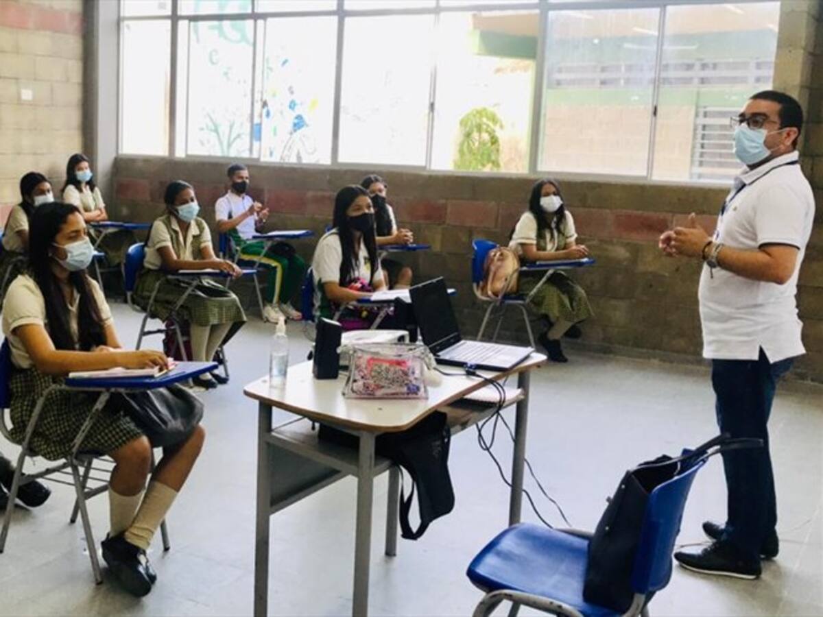 Institución Mercedes Ábrego, primer colegio público de Córdoba en volver a las aulas