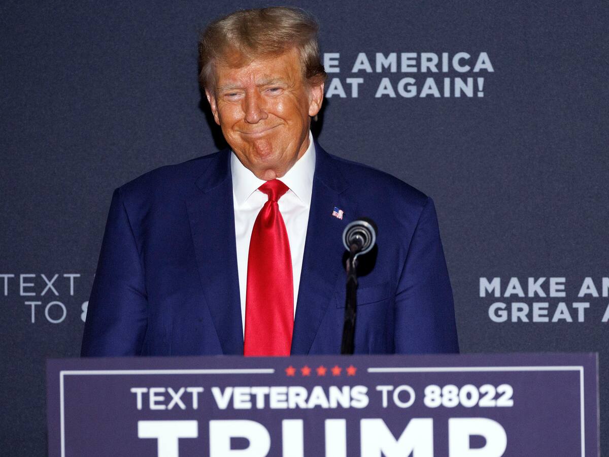 Trump presume sus buenos resultados en los sondeos electorales pese a estar imputado