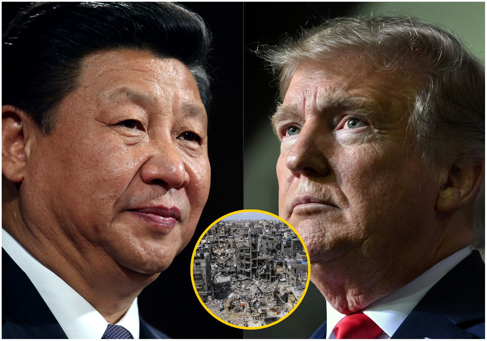 Xi Jinping agradeció a Donald Trump su contribución al “alto el fuego en Gaza” y otros conflictos. Foto: Getty Images.