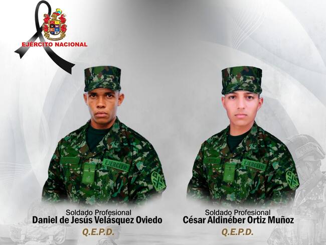 Ataque del Clan del Golfo al Ejército en Antioquia deja dos soldados asesinados y dos heridos.