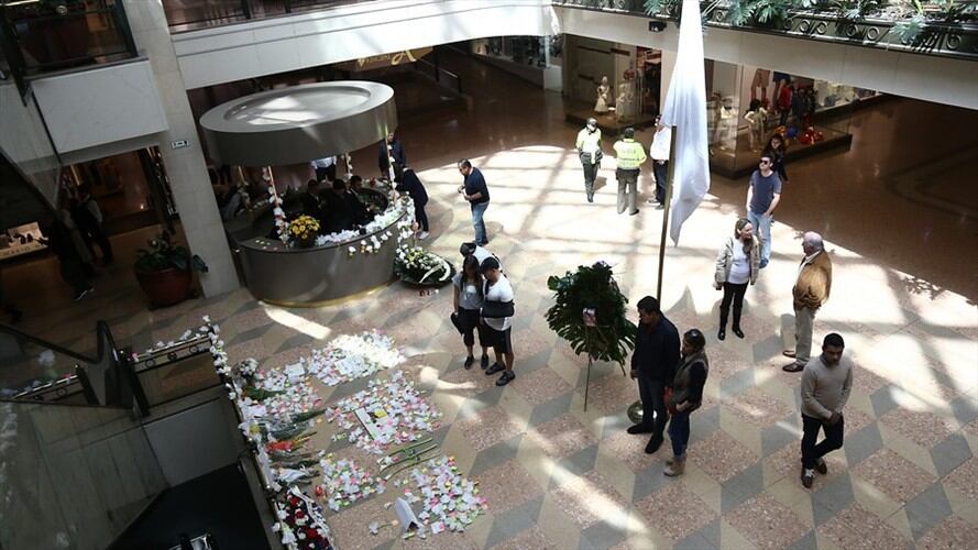 El 17 de junio del 2017, una bomba estalló en uno de los baños de mujeres del centro comercial Andino, en el norte de Bogotá. En el hecho, tres mujeres murieron y nueve más resultaron heridas. Foto: Colprensa