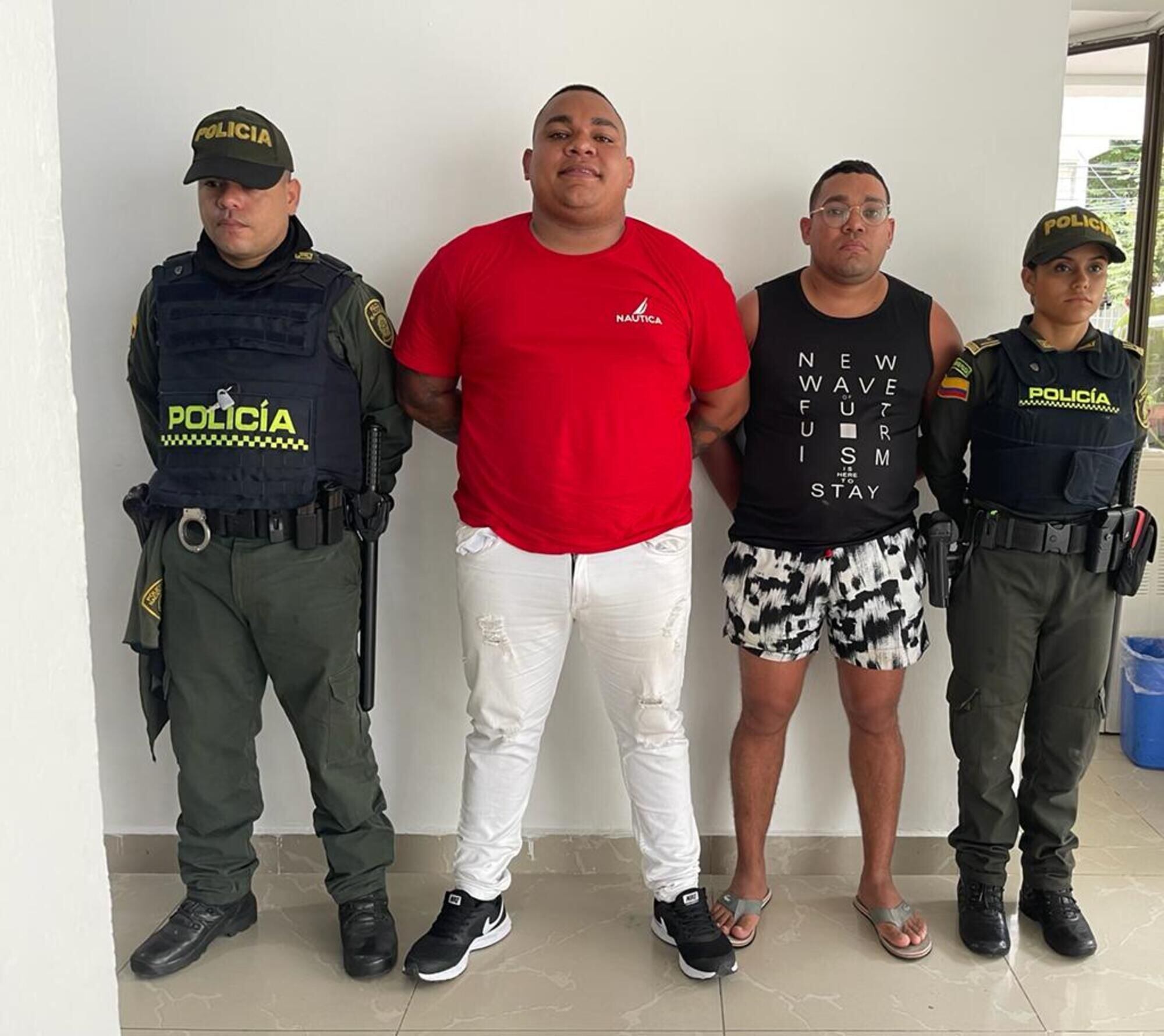 Capturados por la Policía/ Policía Metropolitana de Santa Marta