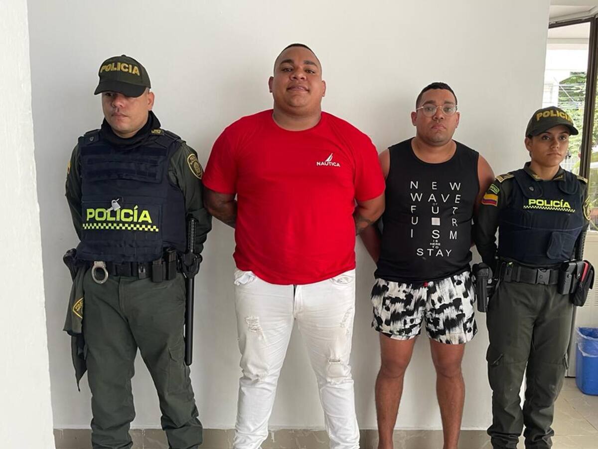 Capturados dos hombres en El Rodadero por amenaza y falsedad personal