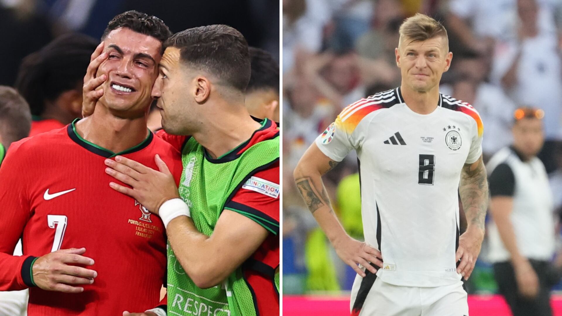 Cristiano Ronaldo y Toni Kross eliminados de la UEFA Eurocopa 2024