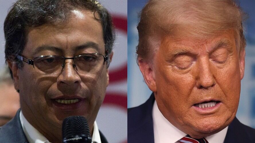 Gustavo Petro respondió a Donald Trump llamándolo perdedor . Foto: Getty