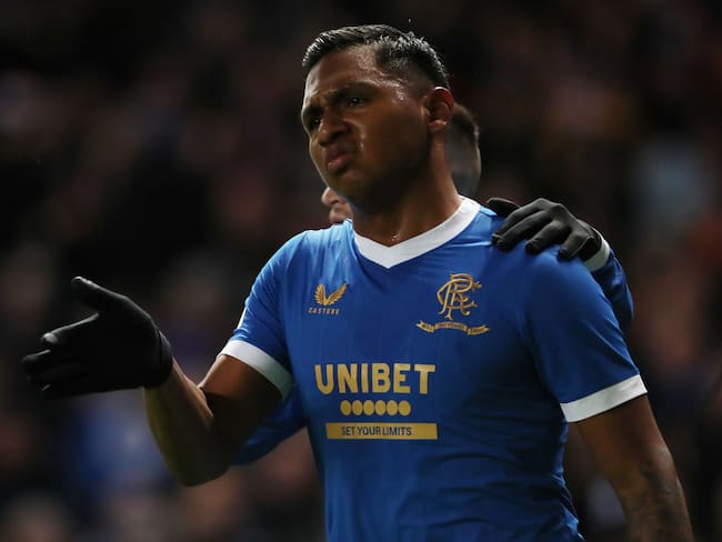 Alfredo Morelos, delantero del Rangers de Escocia / Getty Images