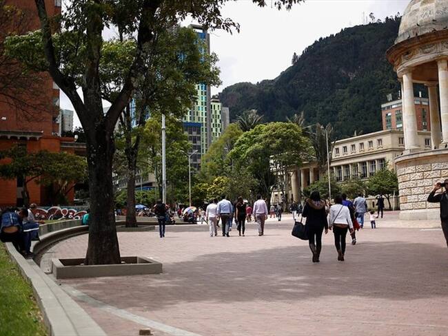Parque de Los Periodistas en Bogotá. Foto: Colprensa