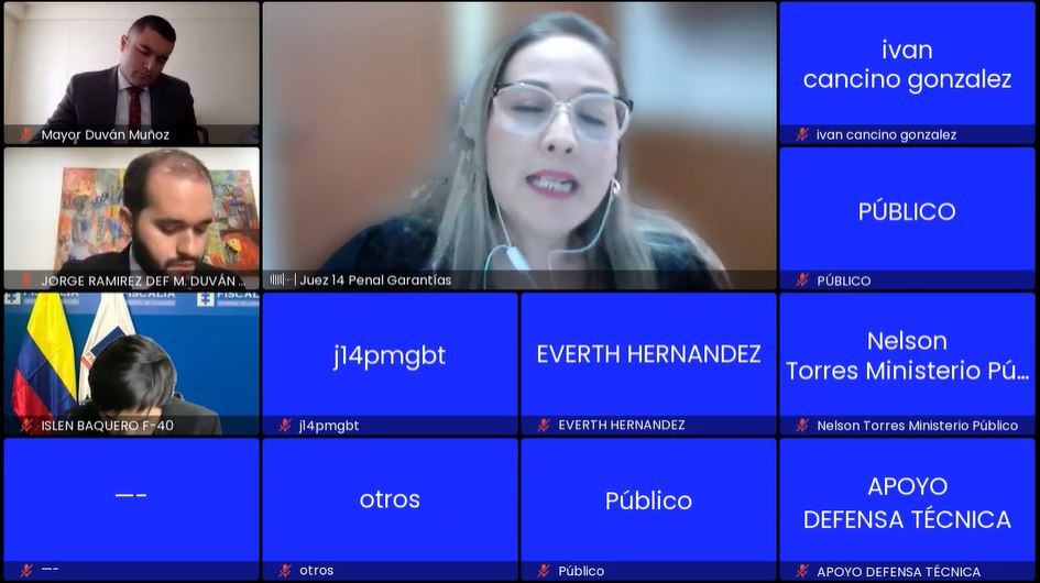 Imputación contra el mayor Duván Muñoz. Foto: W Radio.