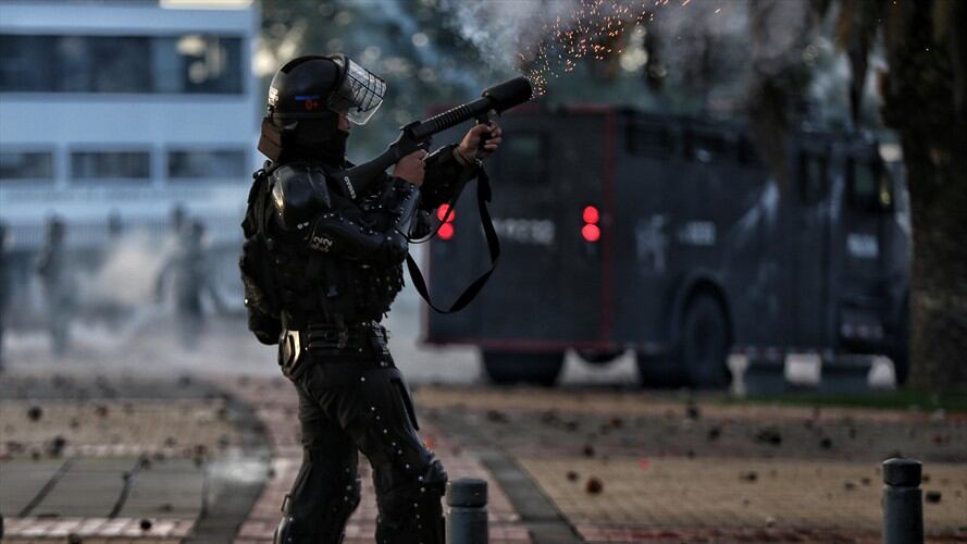 Además, María Isabel comentó que otras de esas voces expresaron que lo que se debe hacer es fortalecer el Esmad y no desmontarlo. . Foto: Colprensa