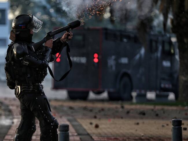 Además, María Isabel comentó que otras de esas voces expresaron que lo que se debe hacer es fortalecer el Esmad y no desmontarlo. . Foto: Colprensa