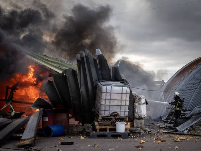 Bombardeo en Kiev. (Photo by Chris McGrath/Getty Images)