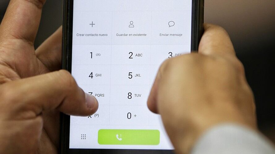 El detenido estaba solicitando un millón de pesos a una mujer con quien había sostenido una relación sentimental. . Foto: Colprensa