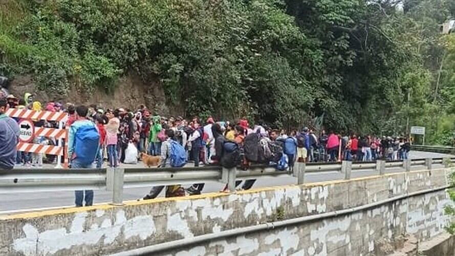 Solicitan se declare alerta humanitaria en Norte de Santander por caminantes venezolanos. Foto: Cortesía