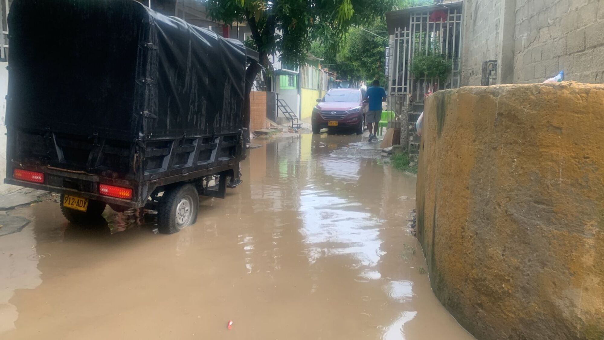 Algunos barrios afectados por las lluvias/ Foto: Alcaldía de Santa Marta