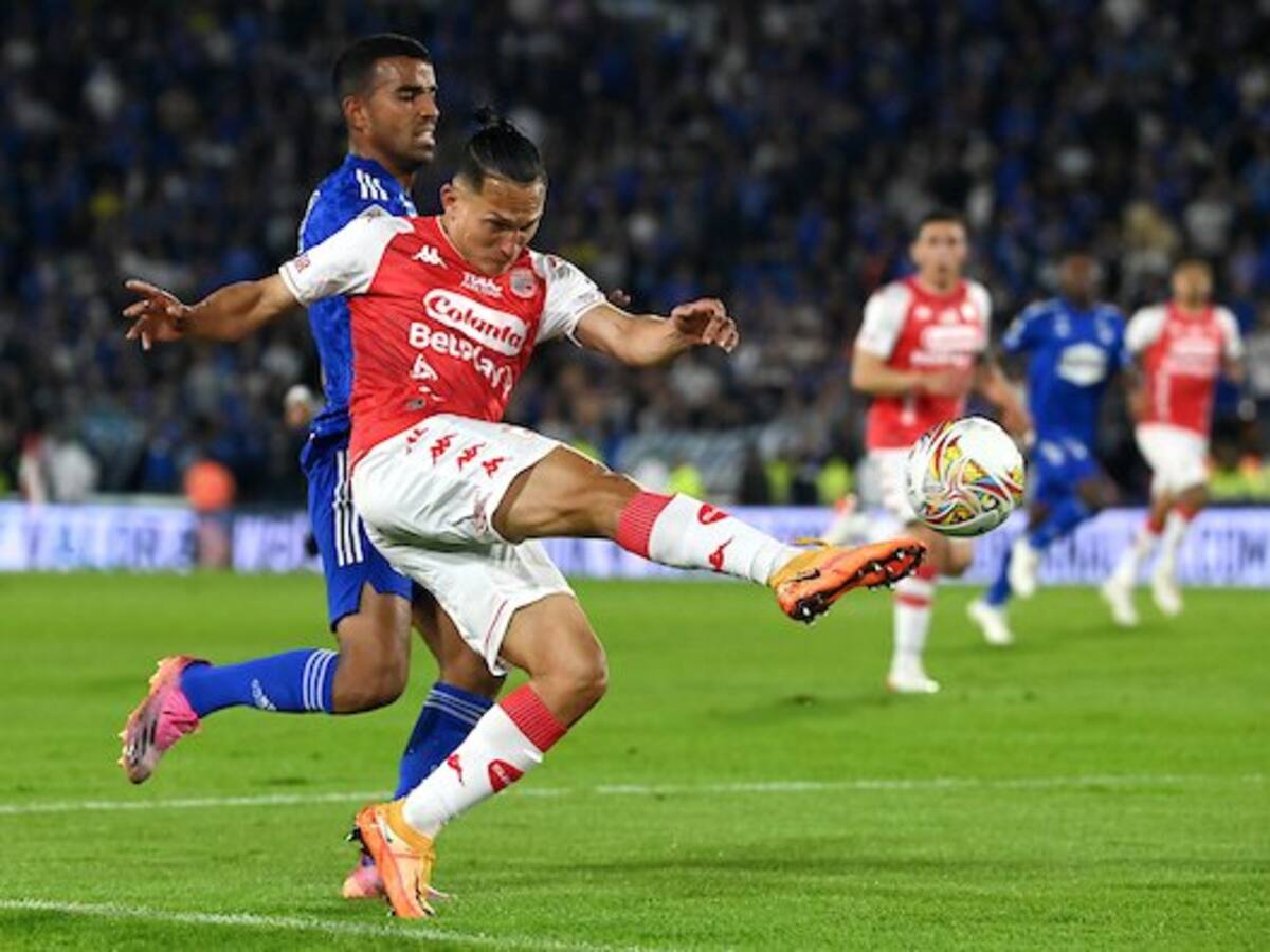 Santa Fe le remontó el partido a Millonarios y ganó 3-2 el clásico capitalino