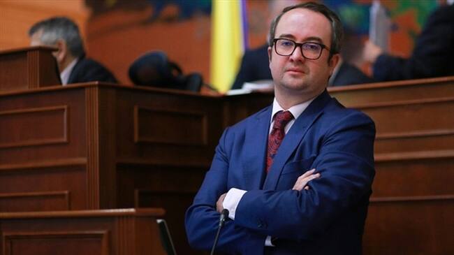 Los senadores Ciro Ramírez y Héctor Ángel Ortiz dieron a conocer la lista. Foto: Colprensa
