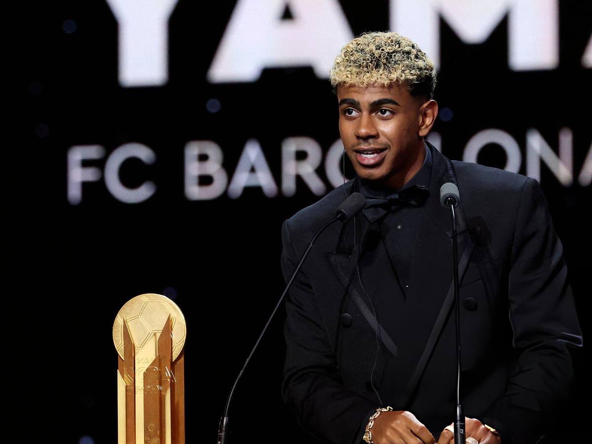 Lamine Yamal ganó el trofeo Kopa al mejor futbolista joven por segundo año consecutivo