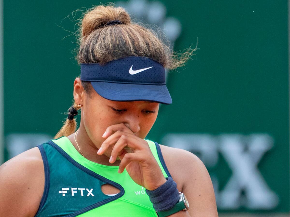 Naomi Osaka fue eliminada en primera ronda de Roland Garros por Amanda Anisimova