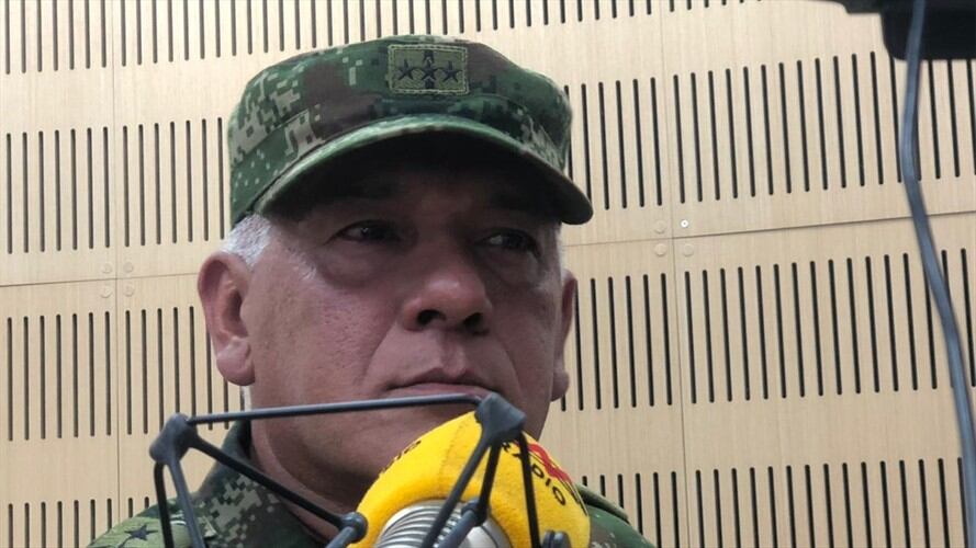 Coronel Mejía en La W. Foto: La WCon Vicky Dávila