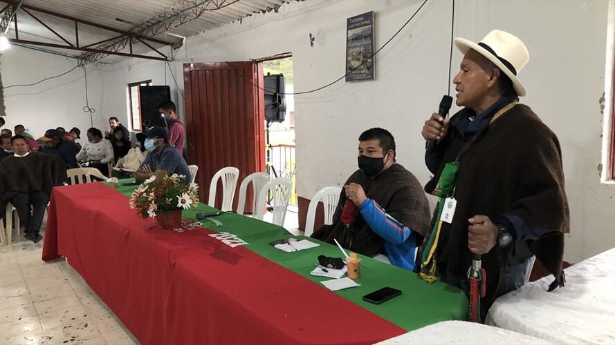 Las comunidades estudian nuevas acciones pues advirtieron que está en riesgo la vida de 16 líderes que recientemente fueron amenazados de muerte. Foto: Yesid Conda