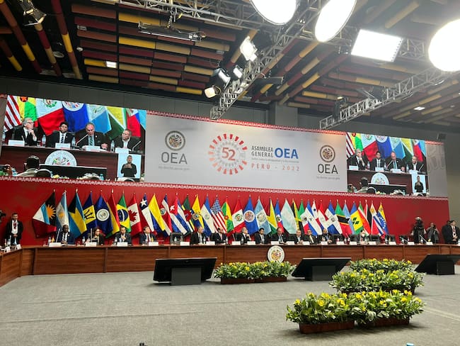 Sesión 52 de la OEA realizada en Lima, Perú / Foto: OEA
