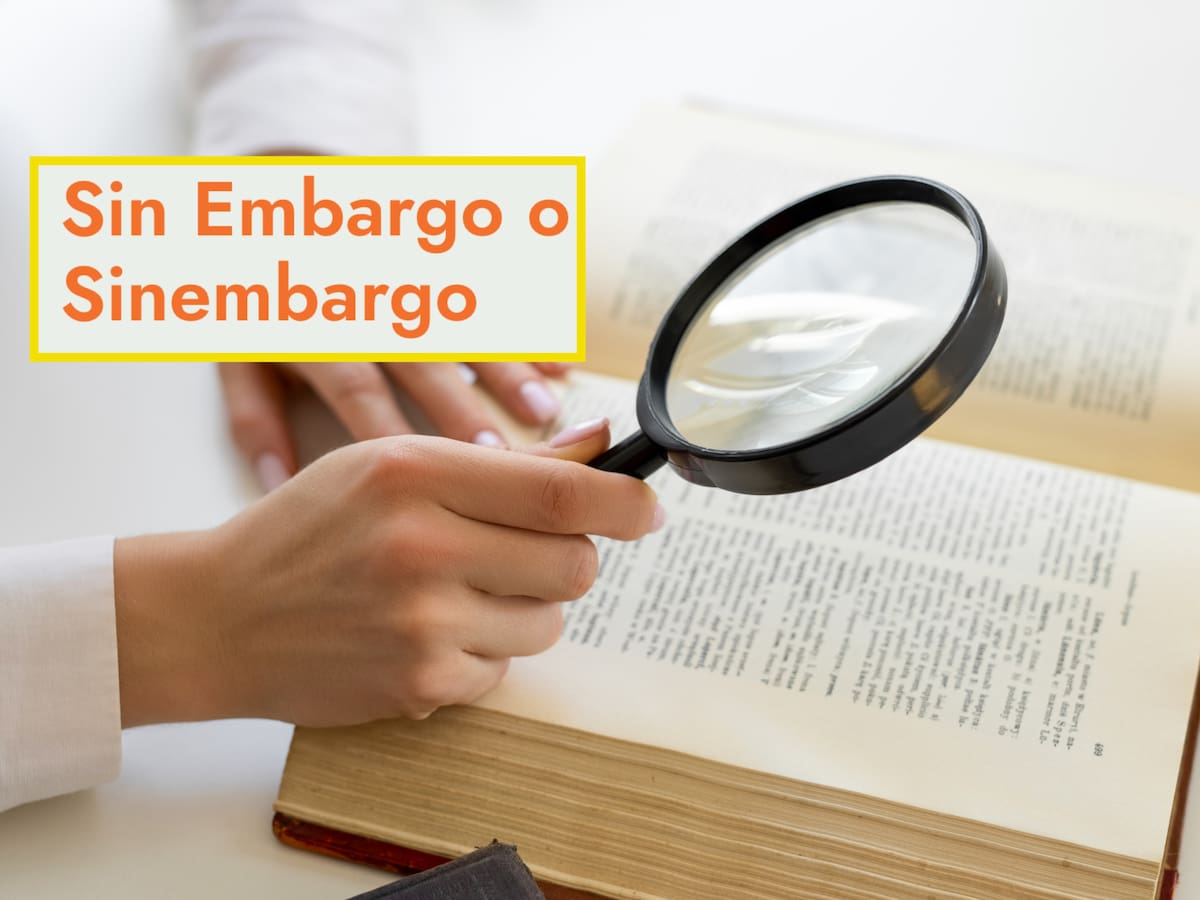 Se dice ‘sinembargo’ o ‘sin embargo’: RAE aclara cuál es el error de ortografía y por qué
