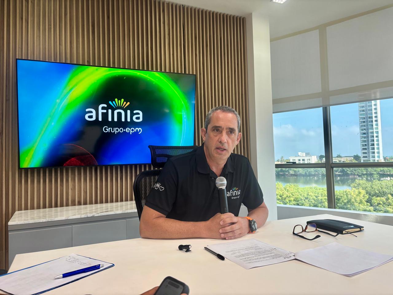 Ricardo José Arango Restrepo, gerente general de Afinia. Foto: W radio.