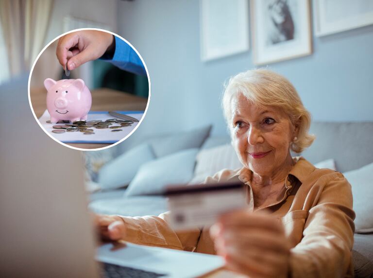 Mujer mayor revisando su número de semanas cotizadas y su ahorro final en Colpensiones (Getty Images)