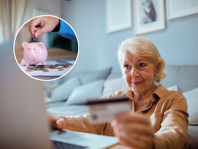 Mujer mayor revisando su número de semanas cotizadas y su ahorro final en Colpensiones (Getty Images)