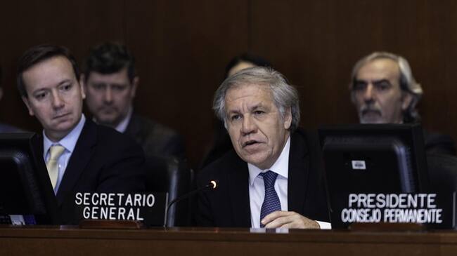 El secretario general de la Organización de los Estados Americanos (OEA), Luis Almagr. Foto: Colprensa