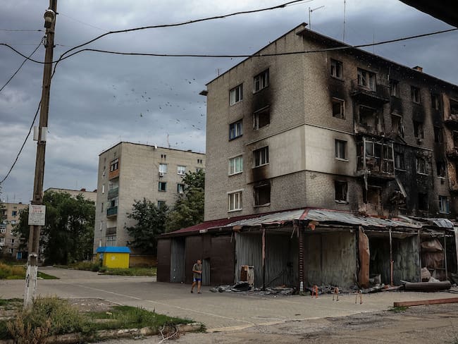 Imagen de referencia de la ciudad de Donetsk, región prorrusa desde el 2014. (Photo by ANATOLII STEPANOV/AFP via Getty Images)