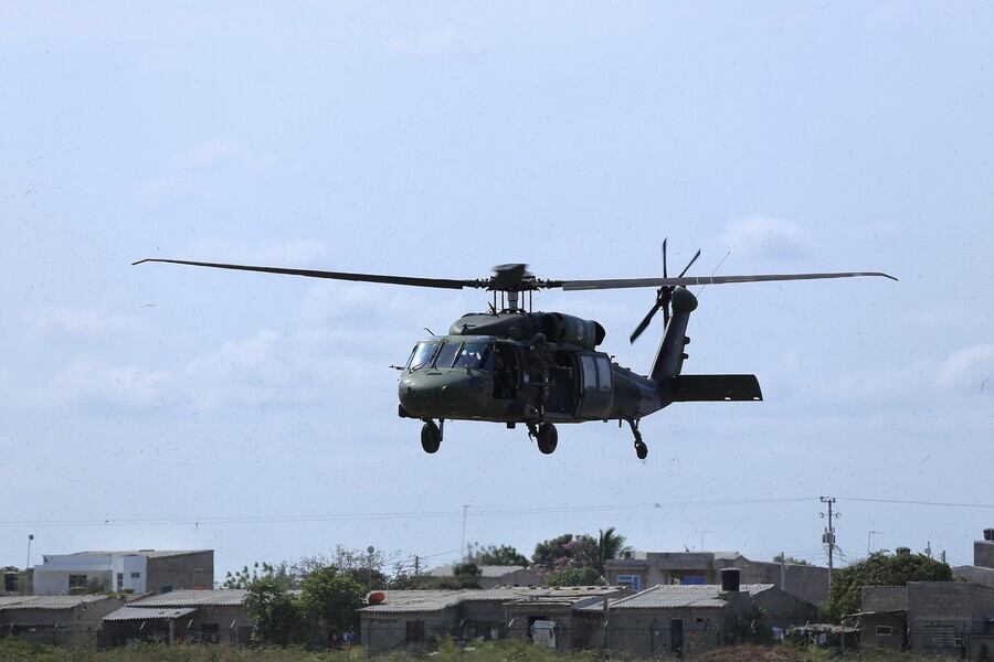Imagen de referencia de helicóptero de la Fuerza Aérea. Foto: Colprensa.