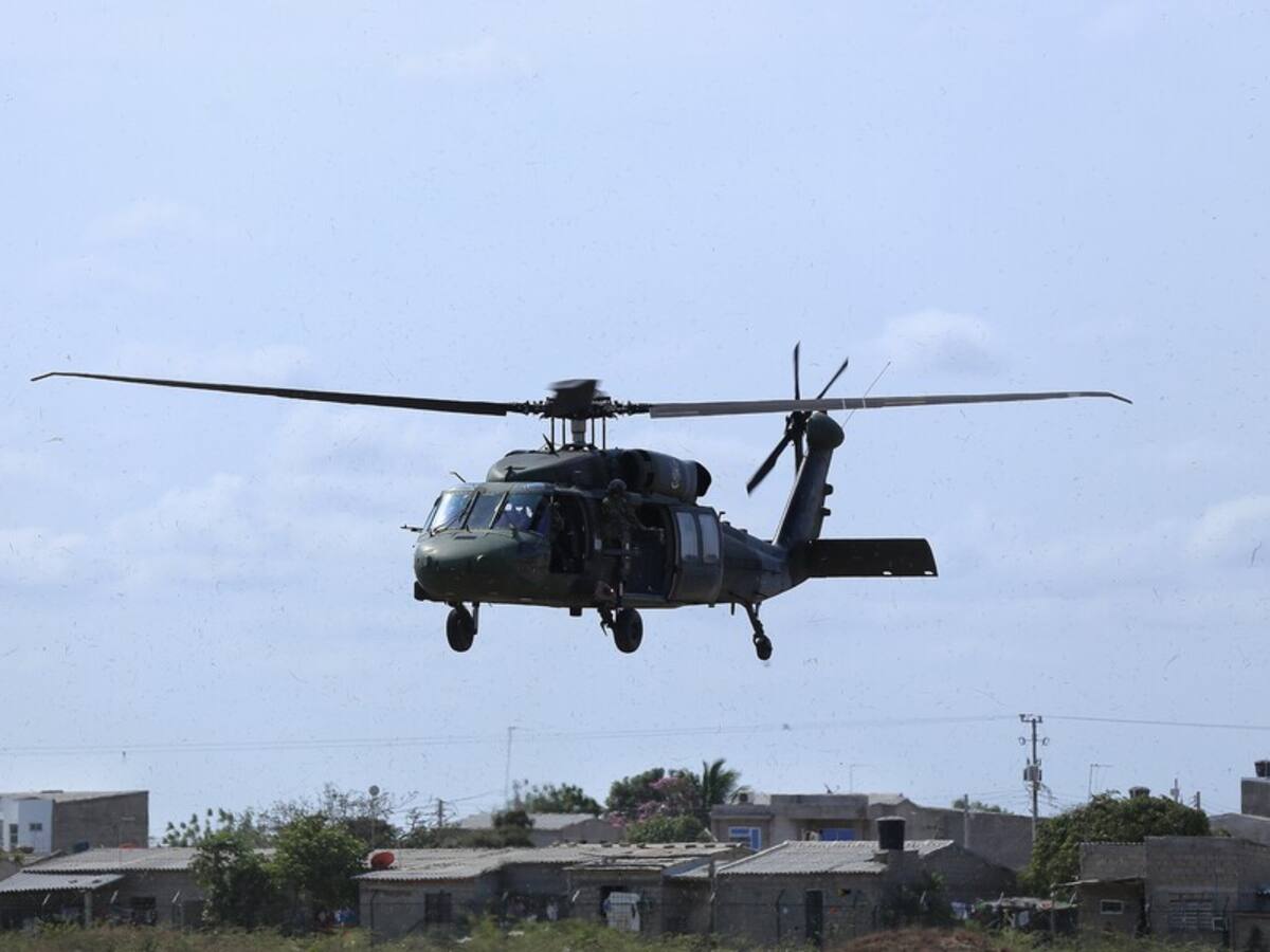 Ocho uniformados murieron tras accidente de helicóptero de la Fuerza Aérea en Vichada