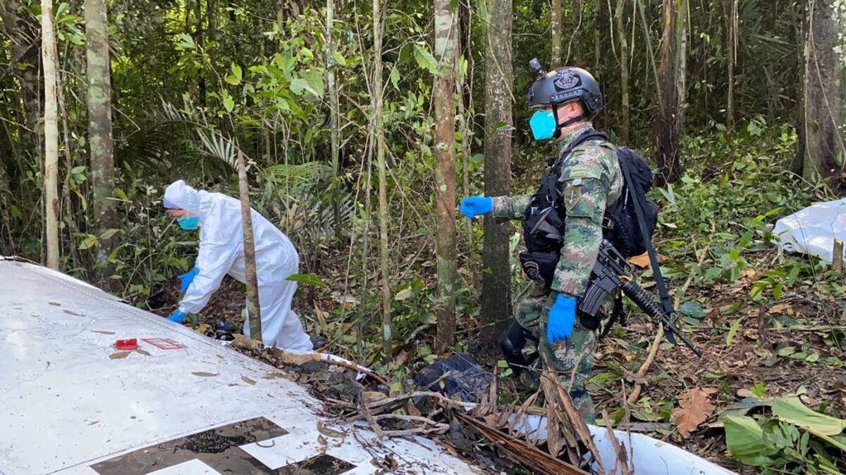 Recuperan cuerpos de los tres adultos fallecidos en accidente aéreo en Caquetá
