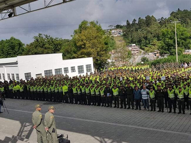 Más de dos mil uniformados resguardarán la seguridad en la feria de Manizales. Foto: W Radio