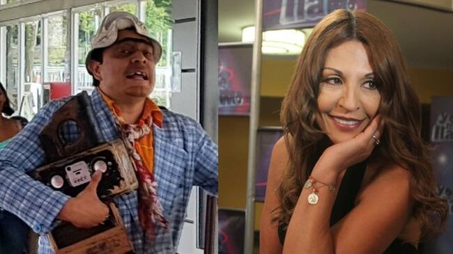 El humorista Suso El Paspi y Amparo Grisales. Fotos: Colprensa/Sergio Villamizar/Germán Enciso