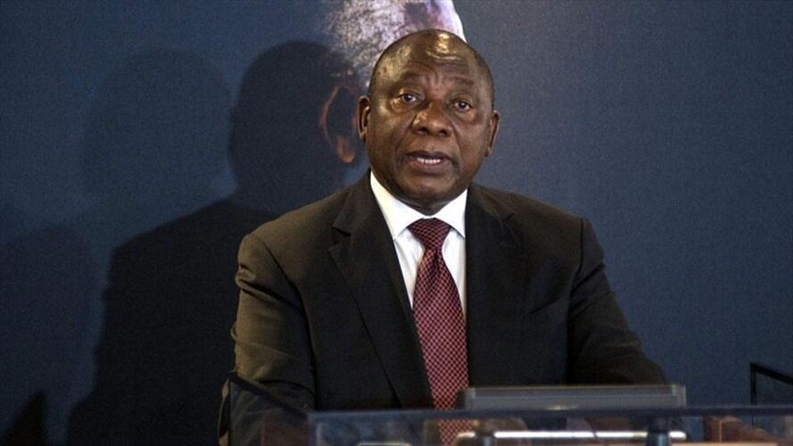 El presidente de Sudáfrica, Cyril Ramaphosa. Foto: Agencia Anadolu