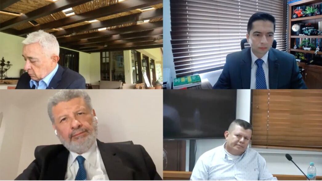 Foto: Audiencia Álvaro Uribe