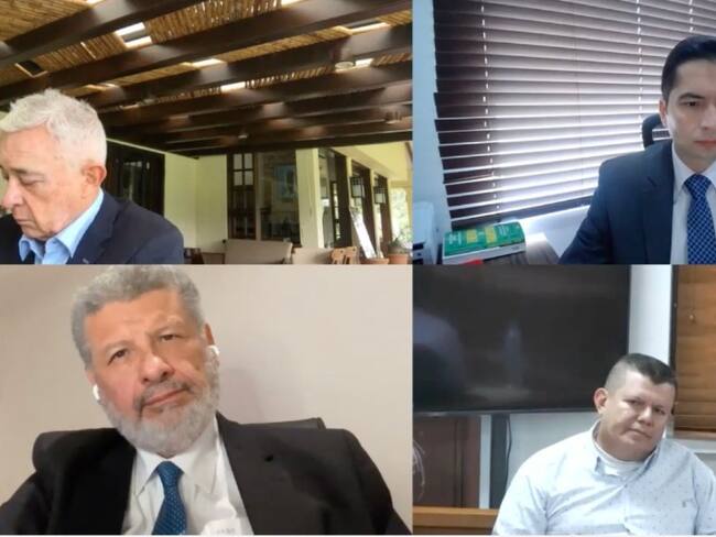 Foto: Audiencia Álvaro Uribe