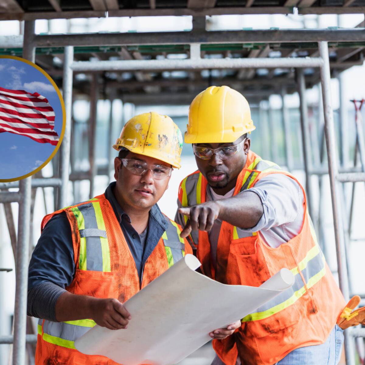 5 estados donde mejor pagan por trabajar en construcción en Estados Unidos