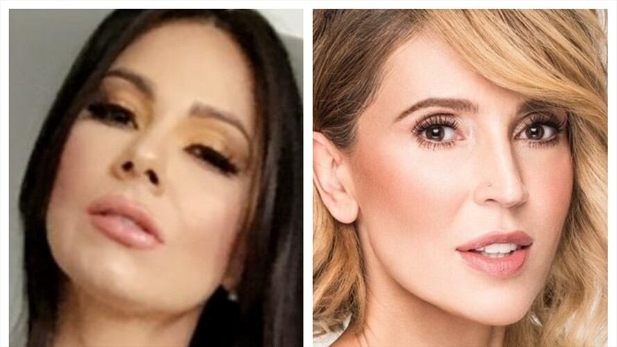 Esperanza Gómez y Alejandra Azcárate. Foto: Twitter: @EsperanzaGomez y @LAAZCARATE