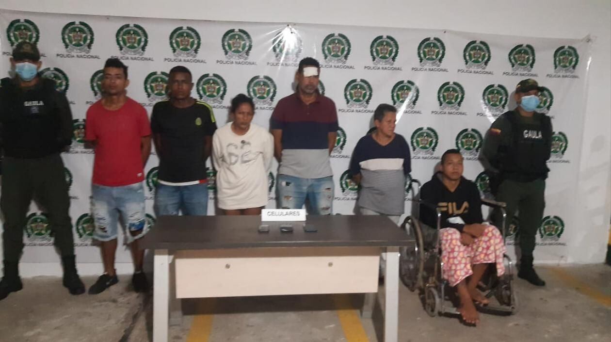 Los capturados se encuentran a la espera de su judicialización, Cortesía.