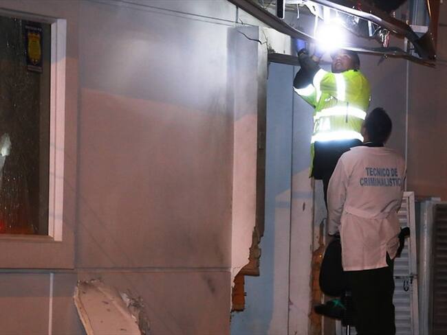 Explosión en Bogotá. Foto: Colprensa