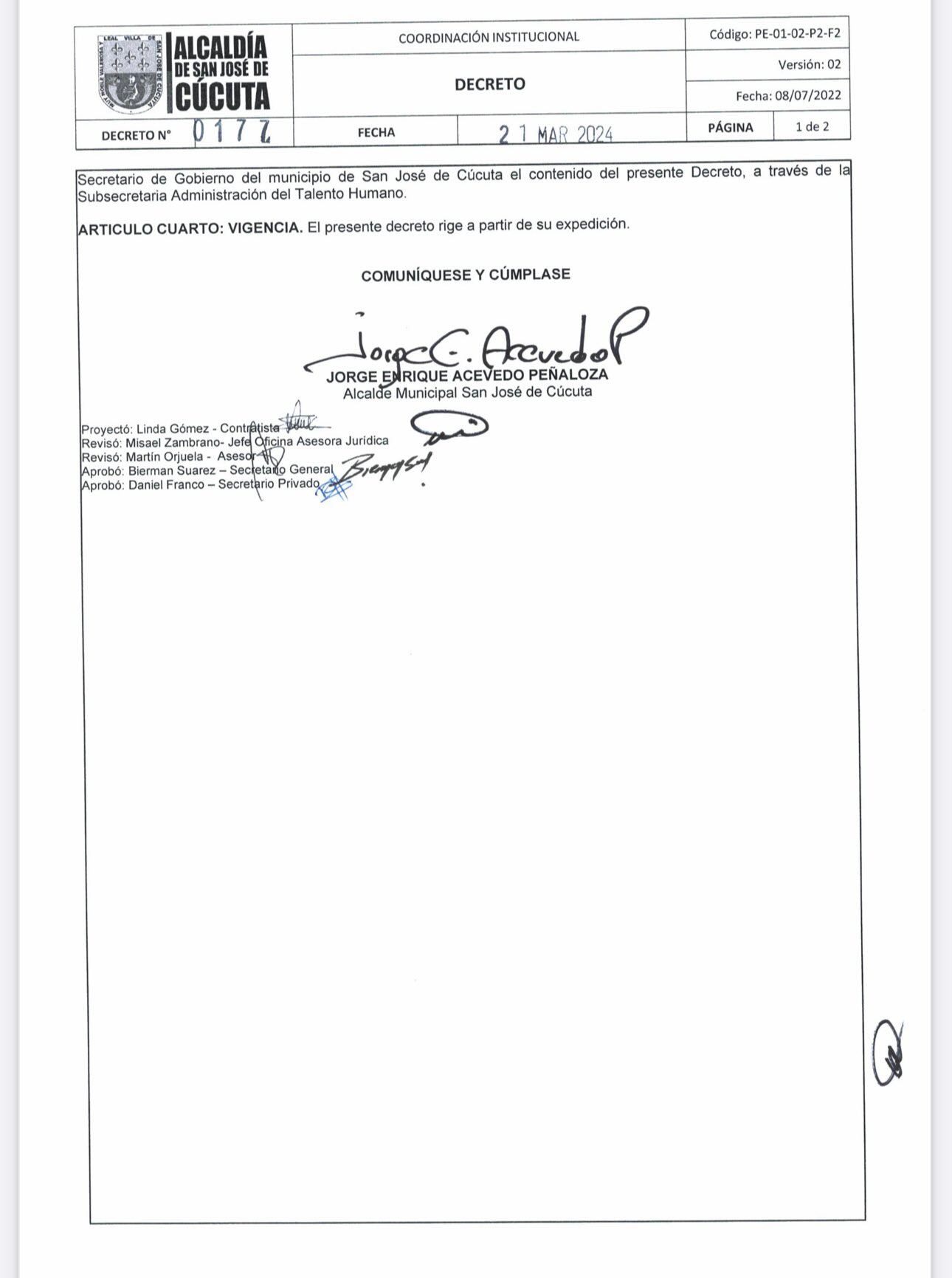 El sospechoso viaje del alcalde de Cúcuta a Europa