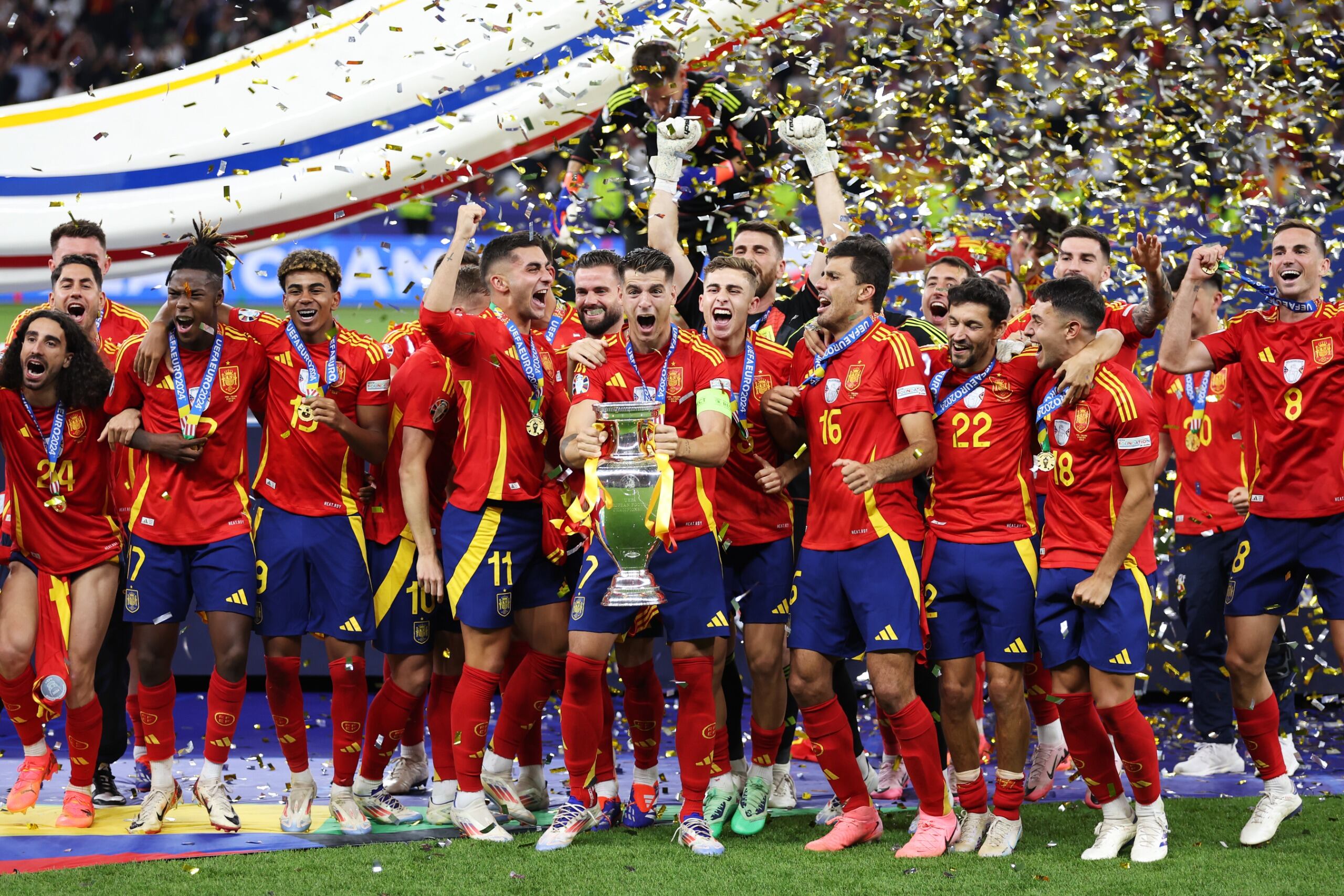 España, campeón de la Eurocopa 2024. Foto: Lars Baron/Getty Images