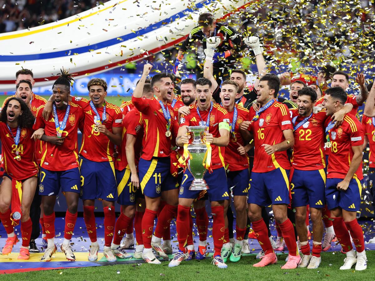 España es campeón de la Eurocopa: derrotó 2-1 a la Inglaterra de Jude Bellingham