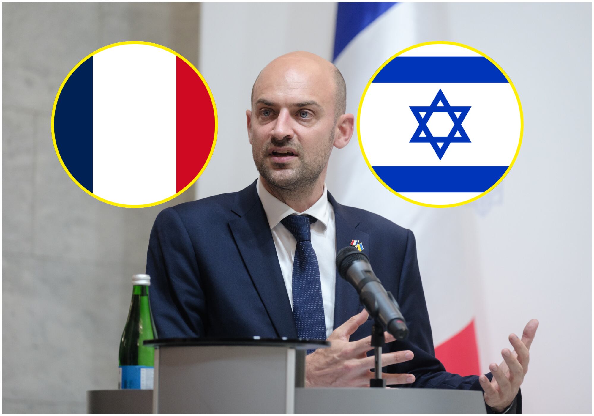 Francia avisa a Israel que replicará “con una extrema firmeza” si le aplica represalias. Foto: Getty Images.