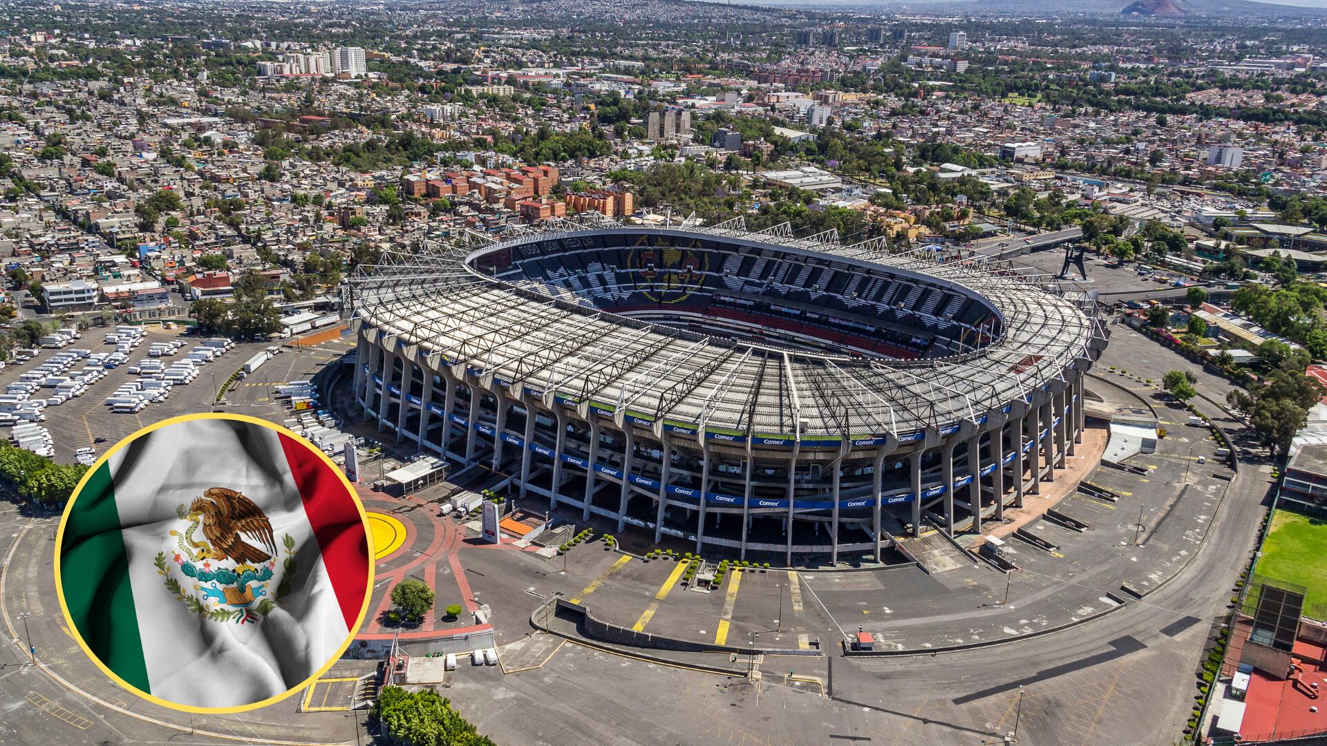 Estadio Azteca en México. Fotografías de Stock, Getty Images.