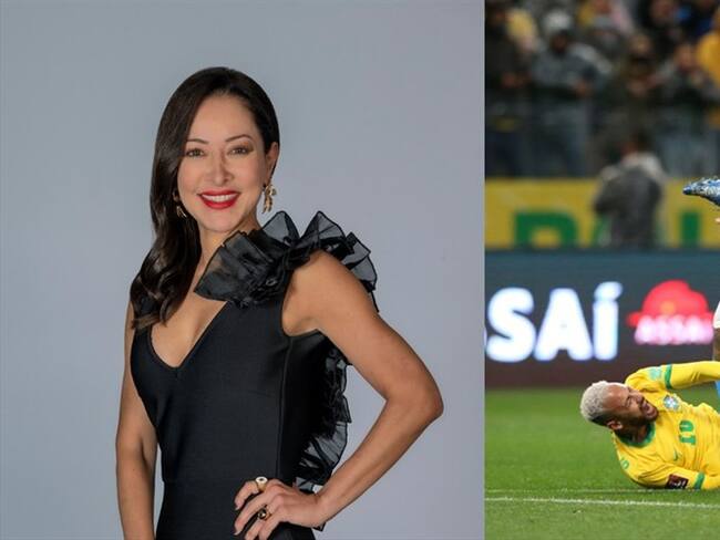 Flavia DosSantos defiende a Neymar. Foto: Colprensa / Getty Images